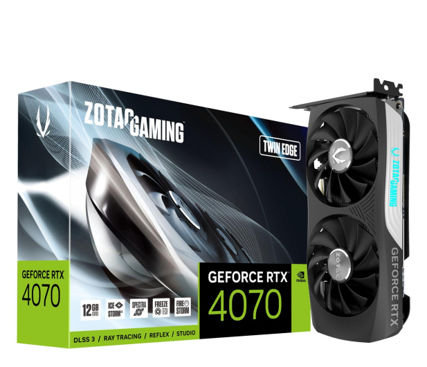 Zotac GeForce RTX 4070 Twin Edge 12GB GDDR6X - 1158467 - zdjęcie